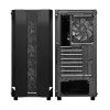 PC-kotelo CHIEFTEC GS-01B-OP Tower musta – karkaistu lasi, RGB-tuuletin, tukee ATX/Micro-ATX, GPU enintään 320 mm