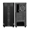 PC-kotelo CHIEFTEC GS-01B-OP Tower musta – karkaistu lasi, RGB-tuuletin, tukee ATX/Micro-ATX, GPU enintään 320 mm
