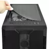 PC-kotelo CHIEFTEC GS-01B-OP Tower musta – karkaistu lasi, RGB-tuuletin, tukee ATX/Micro-ATX, GPU enintään 320 mm