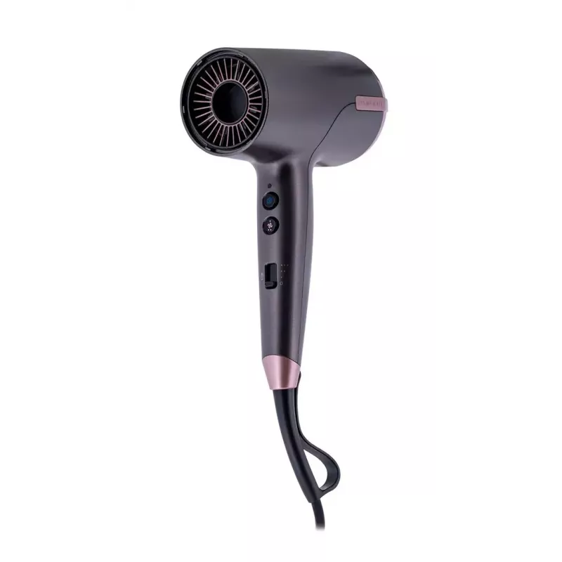 Hiustenkuivaaja Remington D6077 2000 W, ionitoiminto, kylmäasetus, diffuusori, 3 lämpötila-asetusta, harmaa/pronssi