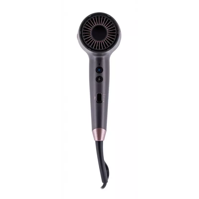Hiustenkuivaaja Remington D6077 2000 W, ionitoiminto, kylmäasetus, diffuusori, 3 lämpötila-asetusta, harmaa/pronssi