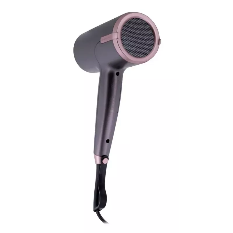 Hiustenkuivaaja Remington D6077 2000 W, ionitoiminto, kylmäasetus, diffuusori, 3 lämpötila-asetusta, harmaa/pronssi