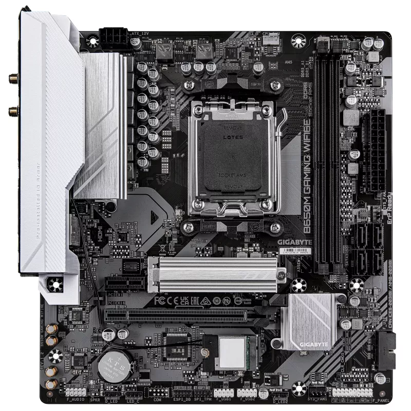 Emolevy GIGABYTE B650M GAMING WIFI6E, AMD B650, Socket AM5, Micro ATX