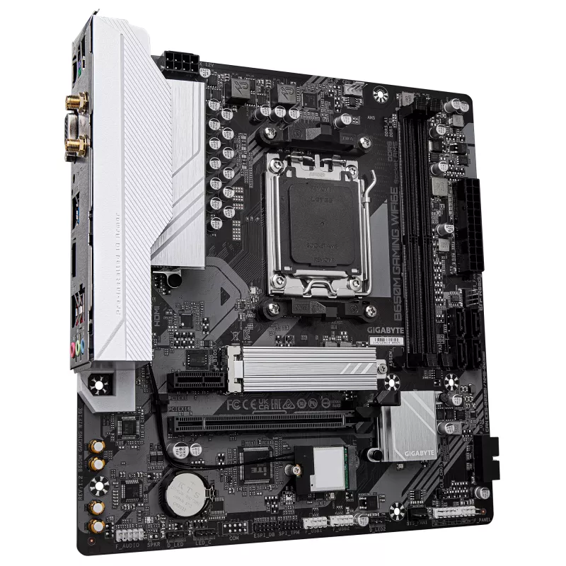 Emolevy GIGABYTE B650M GAMING WIFI6E, AMD B650, Socket AM5, Micro ATX