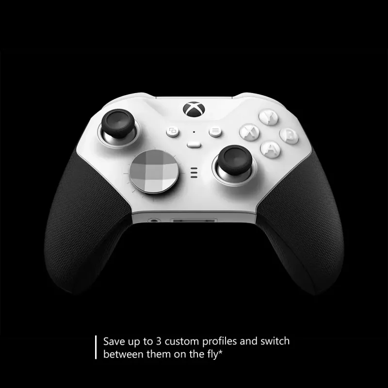 Peliohjain Microsoft Xbox Elite Wireless Series 2 Core musta valkoinen Bluetooth USB