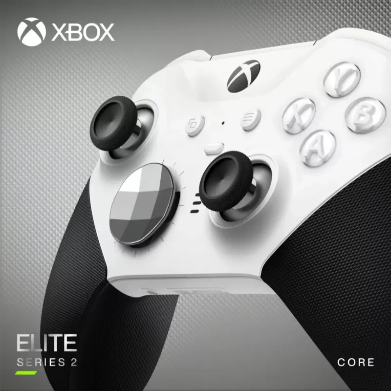 Peliohjain Microsoft Xbox Elite Wireless Series 2 Core musta valkoinen Bluetooth USB