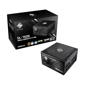Virtalähde ASROCK SL-1000G Steel Legend 1000 W 20+4-Pin ATX 80 PLUS Gold musta