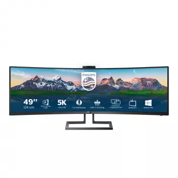 Philips P Line 32:9 SuperWide Curved LCD -näyttö 499P9H/00, 124 cm (48,8