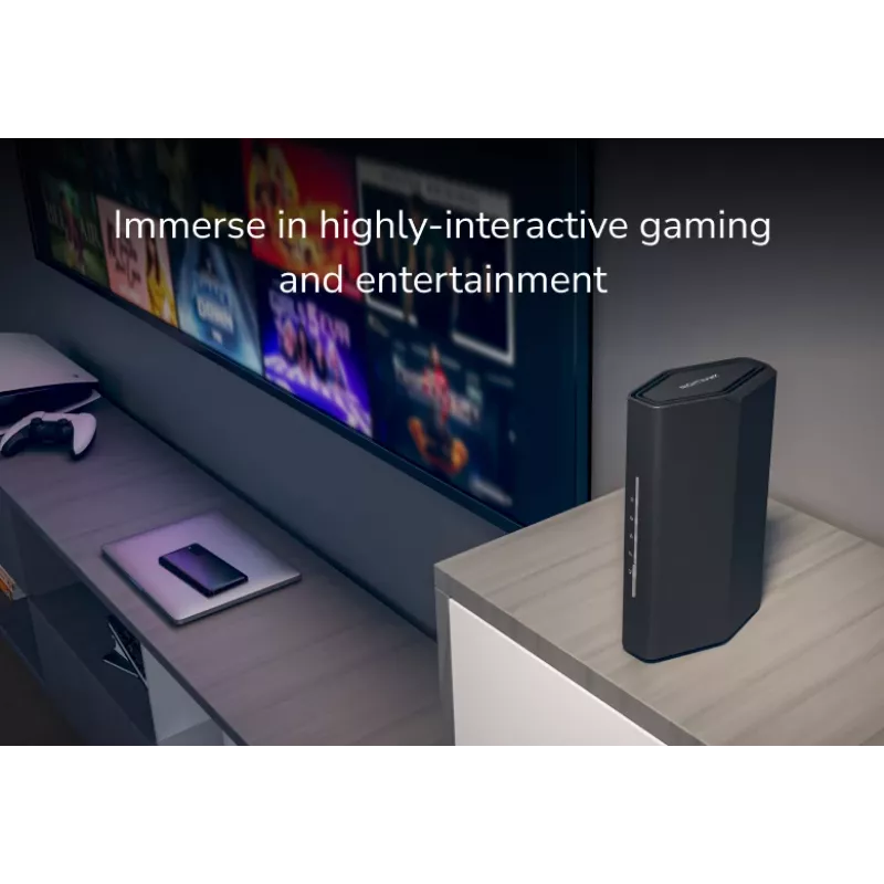 NETGEAR Nighthawk WLAN-reititin 2.5 Gigabit Ethernet dualband (2,4 GHz / 5 GHz) musta
