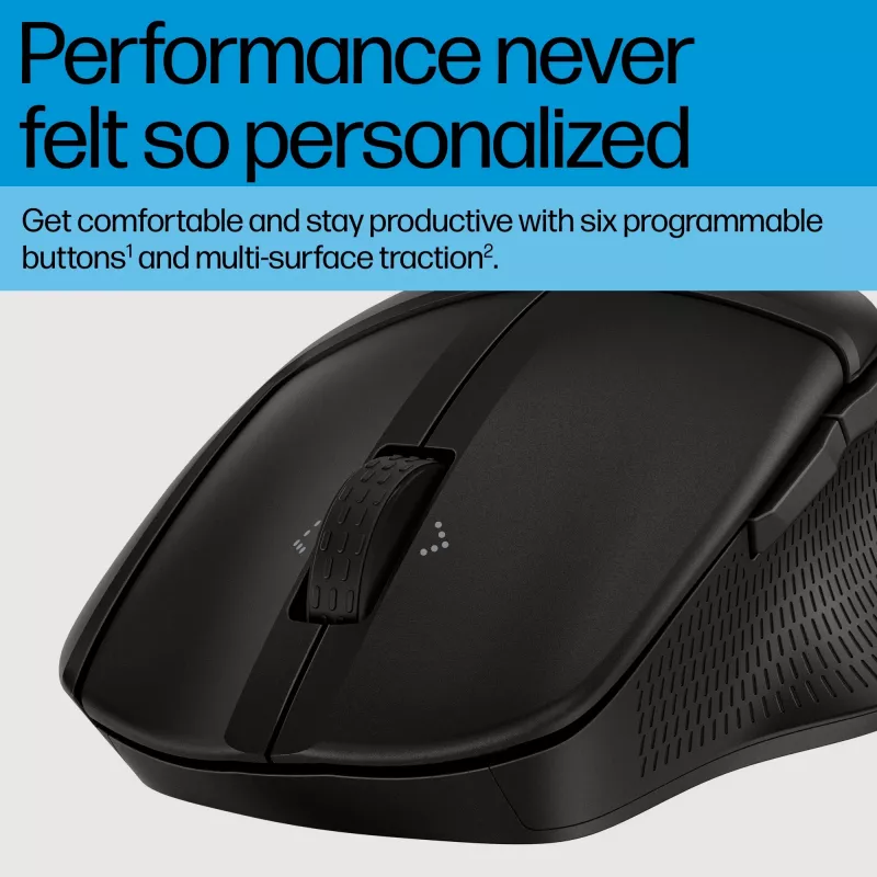 HP 480 Comfort Bluetooth -hiiri, oikeakätinen, Bluetooth, 4000 DPI, musta