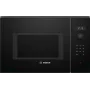 Kalusteisiin asennettava mikroaaltouuni Bosch Serie 6 BFL554MB0 – 900 W, 25 L, kierto- ja kosketusohjaus, musta