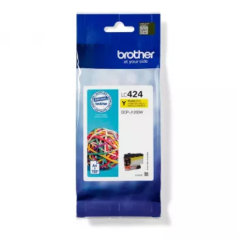 Brother LC424Y mustekasetti 1 kpl alkuperäinen keltainen