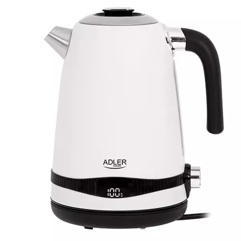 Sähköinen vedenkeitin Adler 1,7 L 2200 W valkoinen