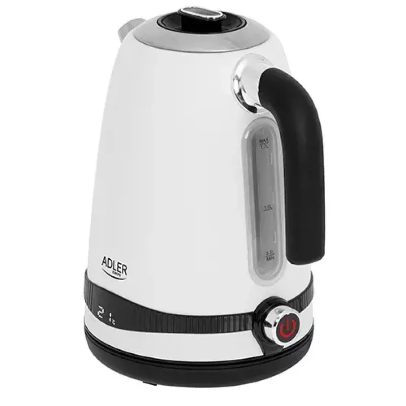 Sähköinen vedenkeitin Adler 1,7 L 2200 W valkoinen