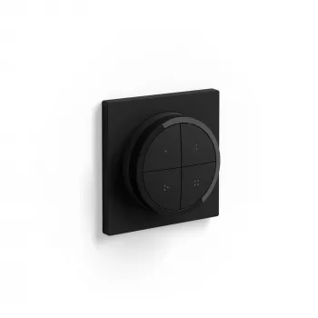 Philips Tap Dial -kytkin, langaton, musta, vapaasti seisova/seinäasennus, IP20, muovi, IP20