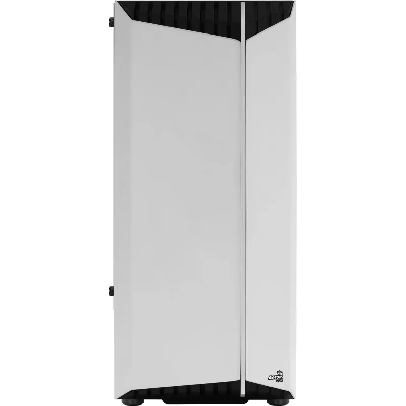 Aerocool Bionic V2 Midi Tower -tietokonekotelo, ATX / micro ATX / Mini-ITX, karkaistu lasi, RGB, valkoinen