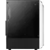 Aerocool Bionic V2 Midi Tower -tietokonekotelo, ATX / micro ATX / Mini-ITX, karkaistu lasi, RGB, valkoinen