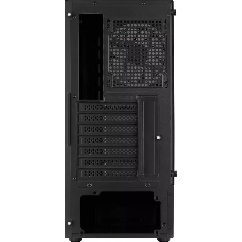 Aerocool Bionic V2 Midi Tower -tietokonekotelo, ATX / micro ATX / Mini-ITX, karkaistu lasi, RGB, valkoinen