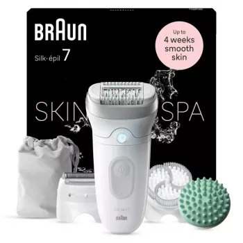 Braun Silk-épil 7 7-081 epilaattori 40 pinsettiä valkoinen