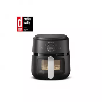Philips 2000 series NA221/00 rasvakeitin yksittäinen 4,2 L erillinen 1500 W kiertoilmakypsennin musta, hopea