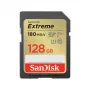 SanDisk Extreme SDXC-muistikortti 128GB, UHS-I, U3, V30 (SDSDXVA-128G-GNCIN)