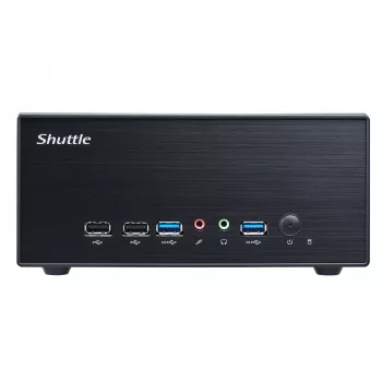 Shuttle XPC slim Barebone XH610G2 - S1700, Intel H610, 1xDP, 2xHDMI, 2 PCIe-paikkaa (1x 16X & 1x X1), 2x Intel LAN (1G + 2.5G), 8x USB, 1x 2,5