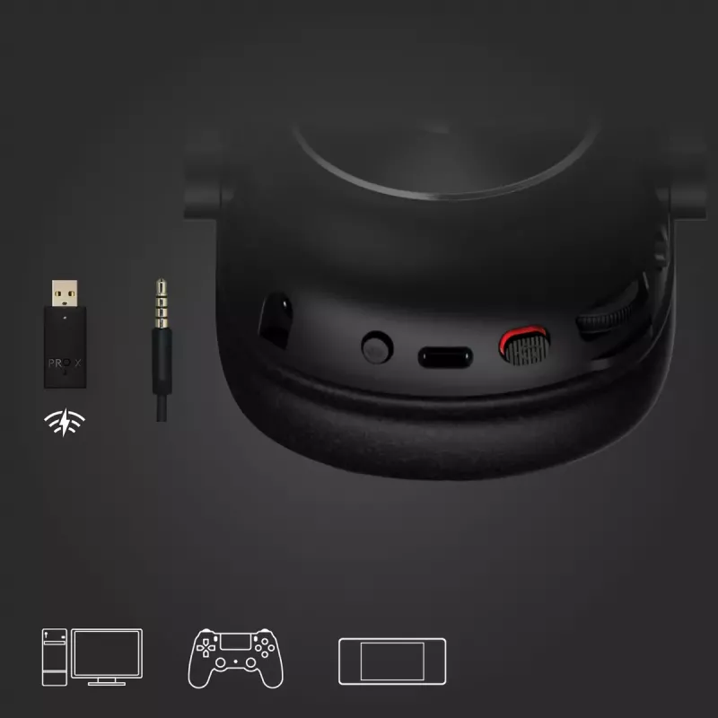 LOGITECH Pro X 2 Lightspeed langattomat pelikuulokkeet - musta