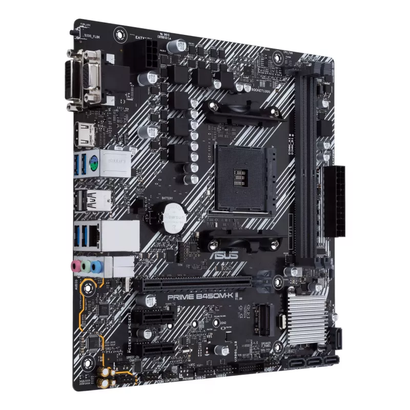 ASUS Prime B450M-K II AMD B450 kanta AM4 micro ATX
