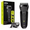 Braun Series 3 Shave&Style 300BT sähköparranajokone, parranajokone miehille, musta