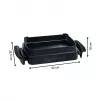 Tefal XA7278 leivontapelti/-vuoka grilli suorakaide OptiGrill+ XL