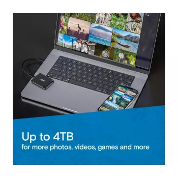 MICRON / CRUCIAL kannettava SSD - Crucial X9 - 4TB - USB-C 3.2 Gen 2