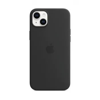 Apple Silikon Case MagSafe iPhone 14 Plus Midnight