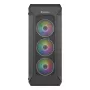 GENESIS Irid 505 ARGB Midi Tower musta, läpinäkyvä