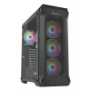 GENESIS Irid 505 ARGB Midi Tower musta, läpinäkyvä