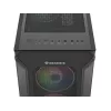 GENESIS Irid 505 ARGB Midi Tower musta, läpinäkyvä