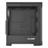 GENESIS Irid 505 ARGB Midi Tower musta, läpinäkyvä