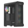 GENESIS Irid 505 ARGB Midi Tower musta, läpinäkyvä