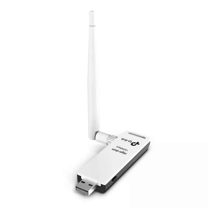 TP-Link TL-WN722N verkkosovitin, WLAN 150 Mbit/s, USB, Wi-Fi 4, 2,4 GHz