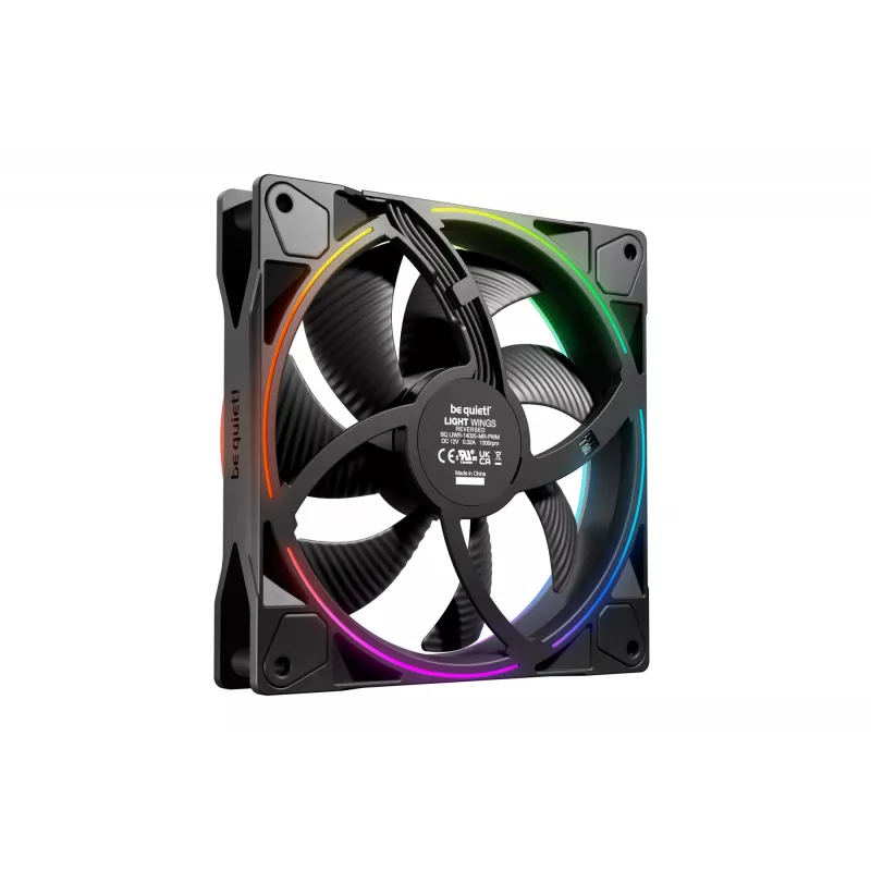 be quiet! Light Wings 140 mm PWM Reverse musta kotelotuuletin 14 cm 1 kpl