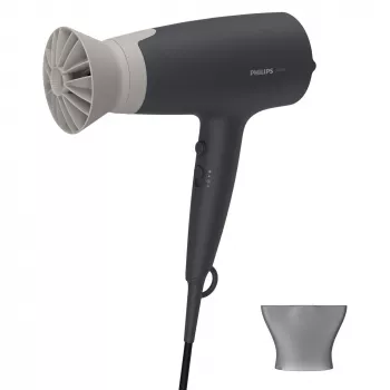 Hiustenkuivaaja Philips 3000 series BHD351/10 — 2100 W, ioninen, 6 lämpö-/6 nopeusasetusta, kylmäasetus, muotoilusuutin