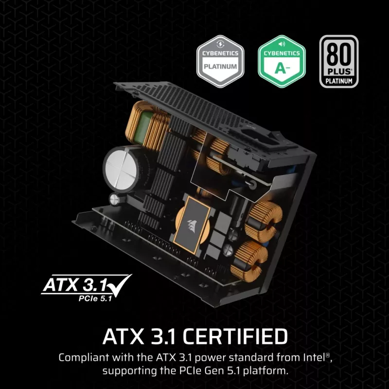 CORSAIR virtalähde - SF Series SF750 täysmodulaarinen 80 Plus Platinum SFX
