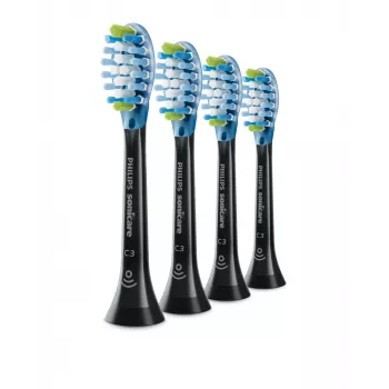 Philips C3 Premium Plaque Defence HX9044/33 4x musta ääniharjaspäät
