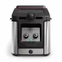Tefal Clear Duo FR600D yksittäinen 0,65 L pöytälaite 2000 W friteerauskeitin musta, ruostumaton teräs