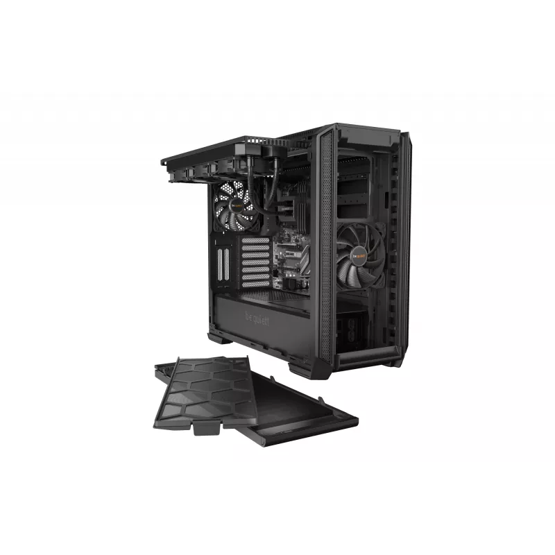 PC-kotelo be quiet! Silent Base 601 Midi Tower musta