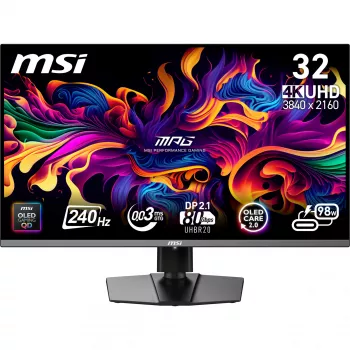 MSI MPG 322URX QD-OLED tietokonenäyttö 80 cm (31,5