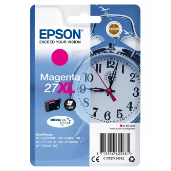 Epson herätyskello yksittäispakkaus magenta 27XL DURABrite Ultra muste