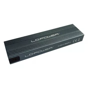 LC-POWER SSD-kotelo - M.2 LC-M2-C-MULTI-3 Lc-power USB3.2 M.2-SSD-kotelo (NVMe & SATA)