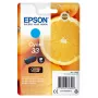 Epson oranssi yksittäispakkaus syaani 33 Claria Premium muste, vakiokesto, syaani, 4,5 ml, 1 kpl, 300 sivua
