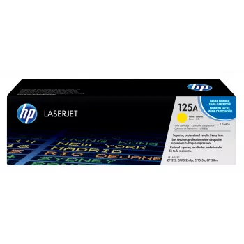 HP 125A keltainen alkuperäinen LaserJet värikasetti, 1400 sivua, 1 kpl
