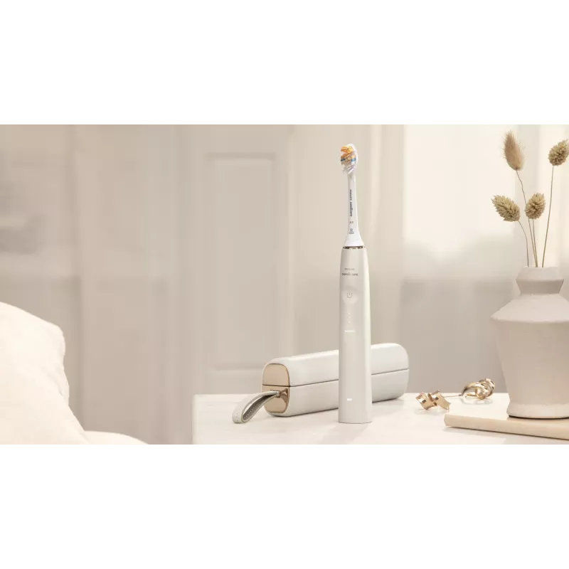 Philips Sonicare DiamondClean Prestige 9900 -sarja DiamondClean Prestige HX9992/11 äänihammasharja SenseIQ-toiminnolla – samppanja